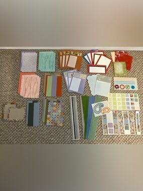 Creative Memories Bundle (Journal Paper, Die Cuts and Stickers)